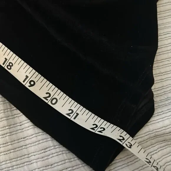 UO Velvet Straight-Neck Jumpsuit Elegant Black Velvet Jumpsuit size small - Picture 8 of 9